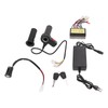 24V Brushless Motor Speed Controller Kit with Throttle Grip for