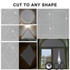 No Drilling Window Blackout Set, 100% Opaque, 1 m x