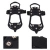 2pcs/set 10 Tooth Crampons Shoe Cover Rustproof Durable Mountaineering Ice