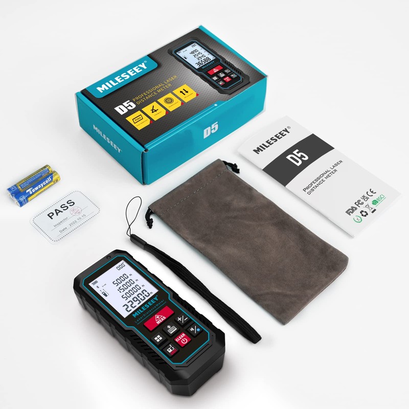 70 m Laser Rangefinder with Phone App, MiLESEEY Laser Meter