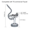 KWODE Pre-Rinse Spray Valve Commercial Sink Faucet Sprayer Head Dish