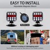 Wireless USB-C Trailer Lights, Adjustable Magnetic LED Tow Light Kit,