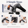 Rechargeable Shoulder Wrap with Adjustable Warmth and Vibration – Cordless