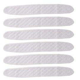 ARTIBETTER Navel Protection Belt 6pcs Baby Belly Button Band Umbilical Hernia Belt Baby Belly Band Adjustable Baby Umbilical Cord for Children Kids Support (White) Infant Abdominal Binder