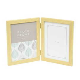 FUJICOLOR 4611TK Picture Frame, Wooden, 2L Size x 2 Sides, Wood