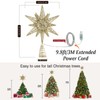 Christmas Star Tree Topper, USB Powered Remote Controlled 11 Inch