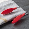 Endoshoji BTV7601 Commercial Antibacterial Heat Resistant Colorful Tongs, Red, Metal