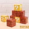 Video Game Treat Boxes, 24 PCS Brick Paper Gift Boxes
