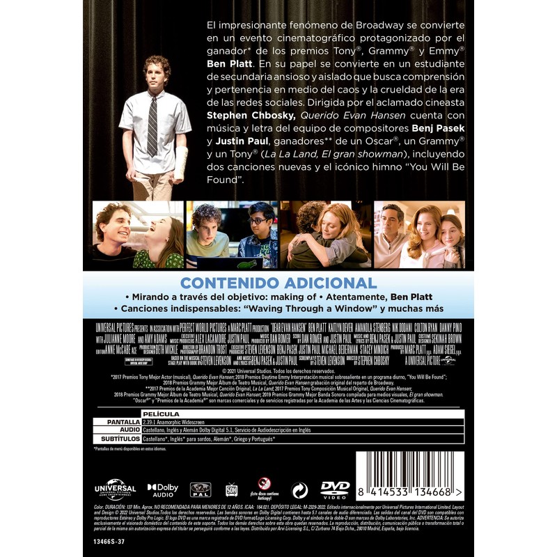 Querido Evan Hansen - BD