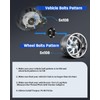 ECCPP 4PCS 5x108 TO 5x108 Wheel Spacers Hub Centric 1"inch