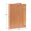 MEEDEN Table Sketch Box Easel -Portable Solid Beech Tabletop Wood