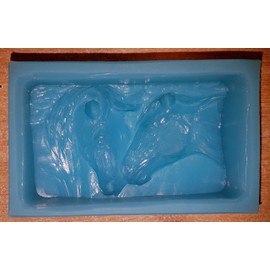 Horse Silicone Mold SOAP Plaster Wax Resin Clay