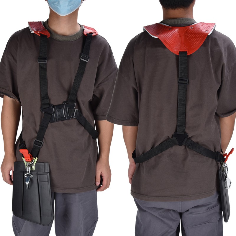 Backpack Design Trimmer Double Shoulder Strap Adjustable Nylon Lawn Mower