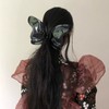 Hair Claw Clip Extra Large Round Comb Teeth Lightweight Butterfly