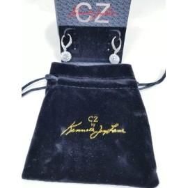 Kenneth Jay Lane CZ BY KENNETH JAY LANE Classic Round Drop Pierced Earring