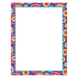 Barker Creek Tie-Dye Design Computer Paper, 8-1/2 x 11 Inches, 50 Sheets