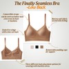 Low Back Bra for Women Wirefree Seamless Backless Multiway Straps