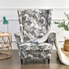 Eco-Ancheng Wingback Chair Slipcover 2 Piece Slipcovers for Wingback Chairs