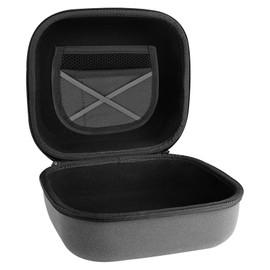 Geekria Shield Headphones Case for Large-Sized Over-Ear Headphones, Replacement Hard Shell Travel Carrying Bag with Cable Storage, Compatible with Sony MDR-Z1R, Denon AH-D9200 (Microfiber Grey)