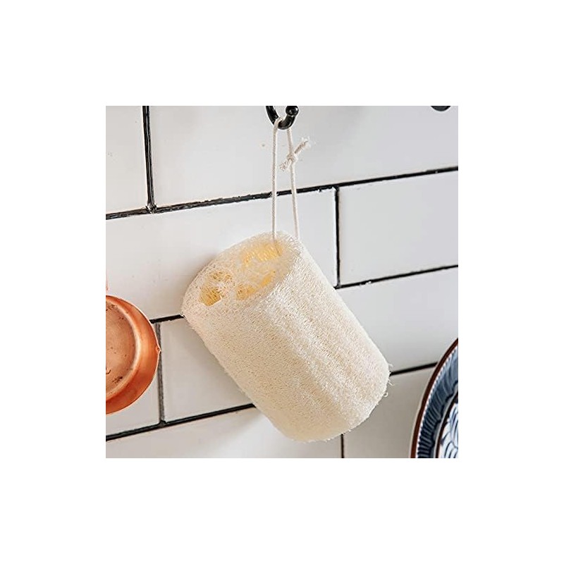 Esponja de Luffa Natural VIGAN (10 Unidades) Exfoliante para Ducha