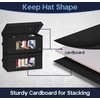 SLEEPING LAMB Stackable Hat Organzier for Baseball Caps, 2 PCS