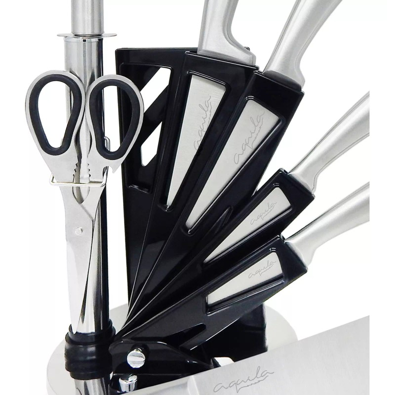 Aquila Cuchillos Con Base 6 Piezas Modelo Astro - Jc3997