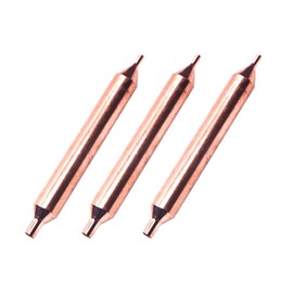 Refrigerator Filter Dryers, Mairuker 19mm x 130mm Filter Dryer for Refrigeration, Copper Filter Drier with 3mm and 6mm Inner Diameter Hole - 3 Pcs