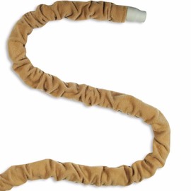 CPAP Hose Covers - Made in The USA - Soft Fleece CPAP Tube Cover with No Zipper and Ties - 9 ft. Long BiPAP & CPAP Insulated Hose Cover for 6 ft. & 8 ft. by Designs by DaVal (Light Brown)