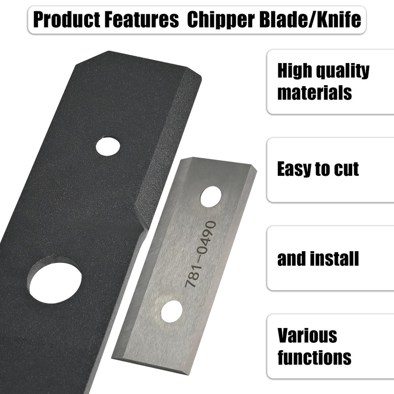 Shredder Chipper Blade Kit 781-0490 742-0571 for Craftsman Troy-Bilt MTD