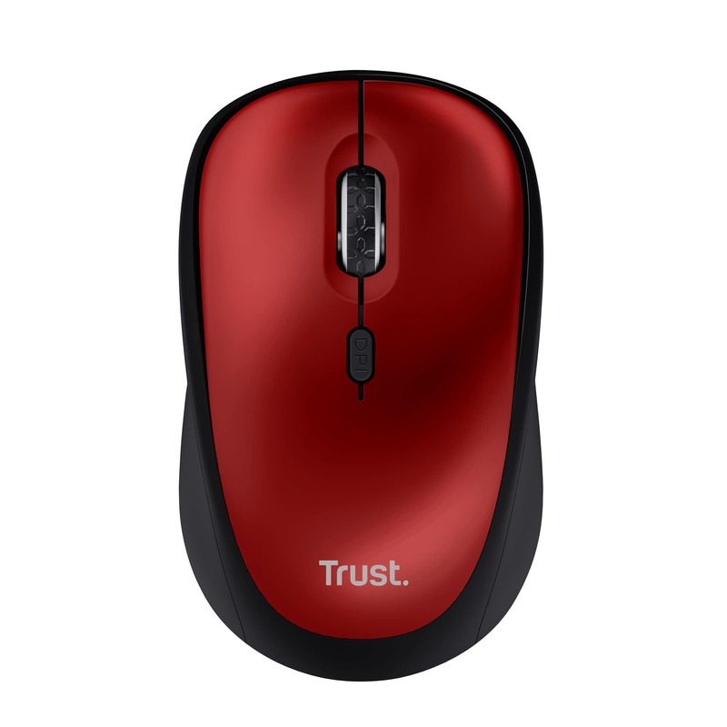 Trust Yvi+ Silent Wireless Mouse, Sustainable Design, 800-1600 DPI, For
