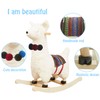 labebe - Baby Rocking Horse Wooden, Plush Stuffed Rocking Animals