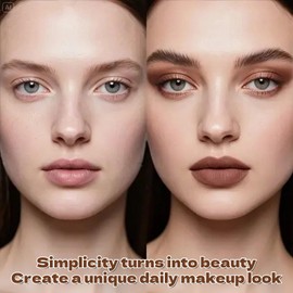16 Colours Eye Shadows Palette,Brown Grey Nude Eye Shadows Palette for Women,Long Lasting Shimmer Matte Eyeshadow Make-Up Palettes,Neutral Smoky Eye Shadows Palettes,Waterproof,Highly Pigmented