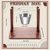 Wonderjune 2 Rows Bacon Rack Tray 13 Inch Bacon Display