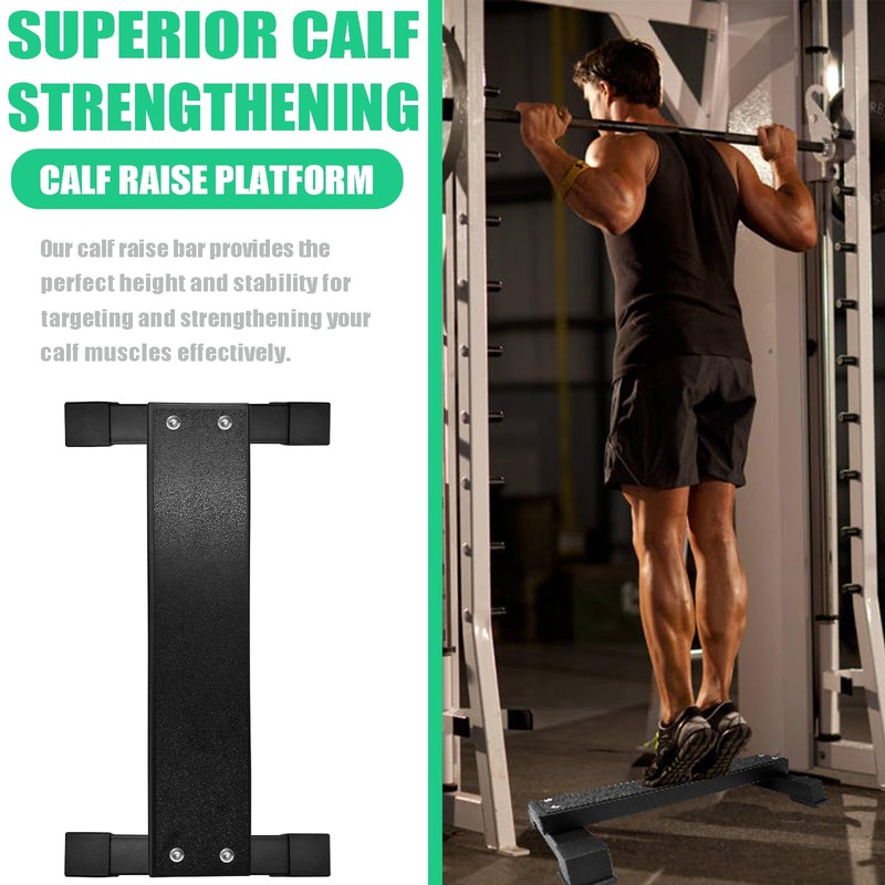 Steel Calf Raise Bar, Standing Calf Raise Platform Machine, Calf