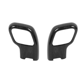 CheroCar Gear Shift Lever Knob Cover Trim Fit for 2015 2016 2017 2018 2019 2020 Ford F150 F-150 Interior Accessories,Black Wood Grain