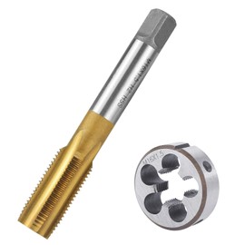 BIGP Tap M16 x 1.5, Metric Tap and Die Set, HSS Tap and Die Set, Right Thread Fine Thread Cutter, Straight Fluted Tap