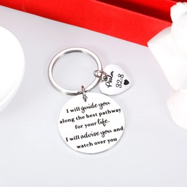 Religious Christian Gifts Bible Verse Keychain Accessories for Women Men Friends Christmas Easter Birthday Graduation Angel Communion Gift for Him Her Son Daughter Teen Boys Girls Kid Children