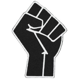 PatchStop - World's Largest Patch Store Black Raising Fist Protest Patch, Civil Rights Activist Patches