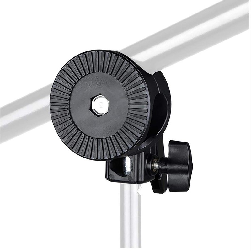 Single Twist Handle Head Clamp Studio Boom Arm Mount Reflector
