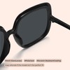 miyya Oversized Polarized Sunglasses Women, Trendy Retro Sun Glasses for