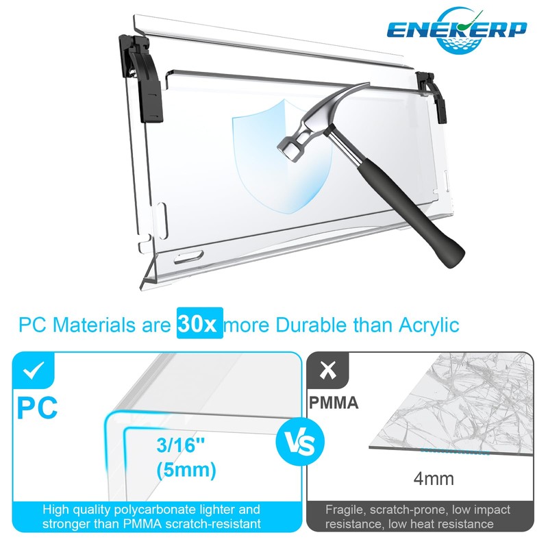 Upgraded Club Car Precedent Windshield,Golf Cart Windshield for Precedent/Tempo/Onward (2004-Up)–