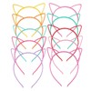 10pcs Cat Ear Headband Cartoon Hair Band Non-Slip Children Hair