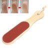 Foot File Callus Remover, Professional Double-Sided Wooden Foot File Foot