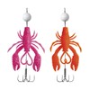 Gamakatsu Octrise (2 Pack) #1 Bubblegum Pink Glow/Vivid Orange UV