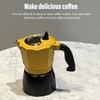 2 Cup 100ML Moka Coffee Pot Single Valve Aluminum Coffee
