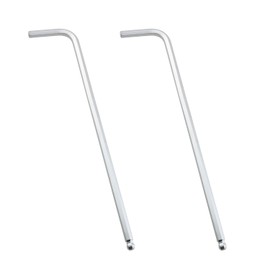 YHXiXi 2PCS 5/32'' Internal Hexagonal Ball End Hex Key Allen Wrench L Shaped Long Arm Repairing Tool