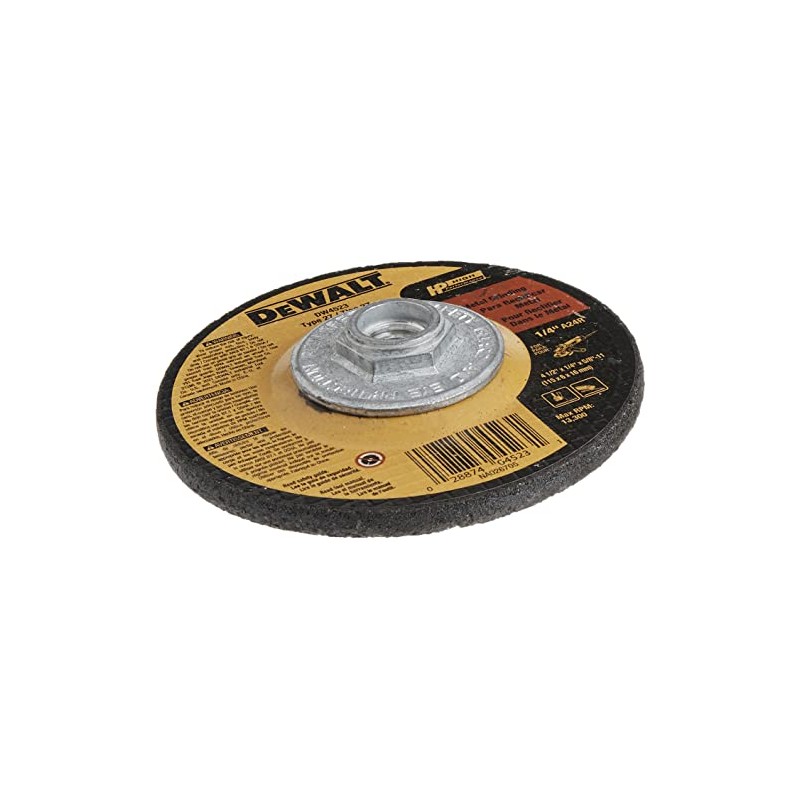 DEWALT Grinding Wheel, General Purpose for Metal, 4-1/2-Inch x 1/4-Inch