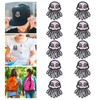 Cyrank Sew on Patches 10 Pieces Cute Pink Jellyfish Embroidered