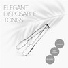 [Clear Tongs 7.5'' Inches] Plasticpro 7.5'' Serving Tongs Heavy Duty