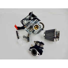 PD24 24mm 150cc GY6 CARBURETOR KIT SCOOTER ATV KART *CARB AIR FILTER MANIFOLD* GY6 STORE